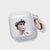 David Bubblegum Clear Airpods Case With Aesthetic Design For Air Pods Pro Generation 3 With Carabiner Ring Bag Clip 3rd Gen Feat