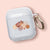 Boho Abstract Shapes Clear Airpods Case With Cute Aesthetic Design For Air Pods Pro Generation 3 With Carabiner Ring Bag Clip 3rd Gen Feat