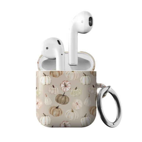 Minimal Pumpkin Air Pods Case New Air Pod Pro 2nd Gen Cover With Keychain Carabiner Clip Airpod 1 2 Cases With Cute Fall Autumn Design Feat