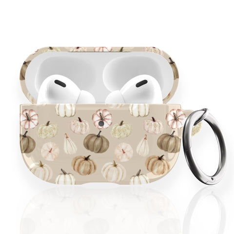 Minimal Pumpkin Air Pods Case New Air Pod Pro 2nd Gen Cover With Keychain Carabiner Clip Airpod 1 2 Cases With Cute Fall Autumn Design Feat