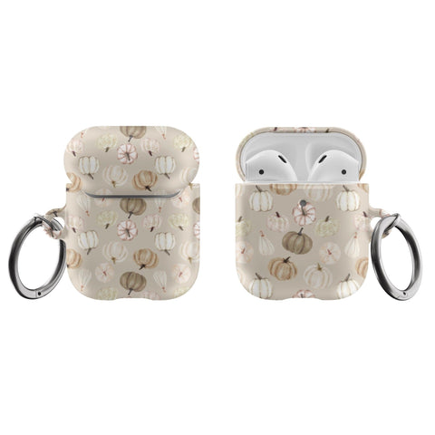 Minimal Pumpkin Air Pods Case New Air Pod Pro 2nd Gen Cover With Keychain Carabiner Clip Airpod 1 2 Cases With Cute Fall Autumn Design