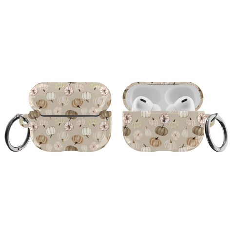 Minimal Pumpkin Air Pods Case New Air Pod Pro 2nd Gen Cover With Keychain Carabiner Clip Airpod 1 2 Cases With Cute Fall Autumn Design