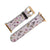 Aesthetic Soft Purple Wildflowers Apple Watch Band For Women Cute iWatch Straps 38mm 41mm 40mm 42mm 44mm Series 6 7 SE 6 SE Feat