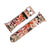 Fall Flowers Apple Watch Band For Women Faux Vegan Leather Cute iWatch Straps 38mm 41mm 40mm 42mm 44mm Series 6 7 SE 6 SE Feat