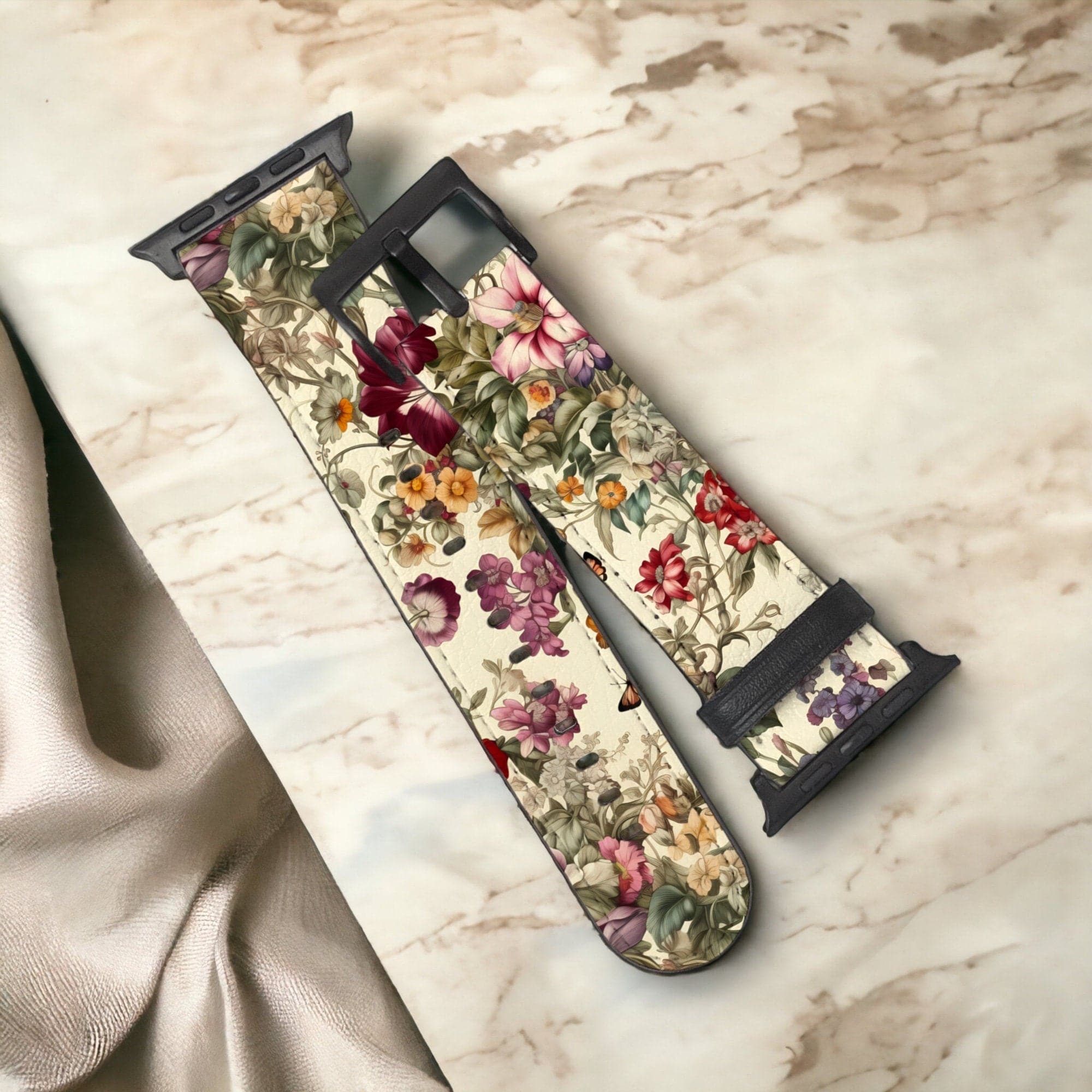 Floral apple watch band best sale