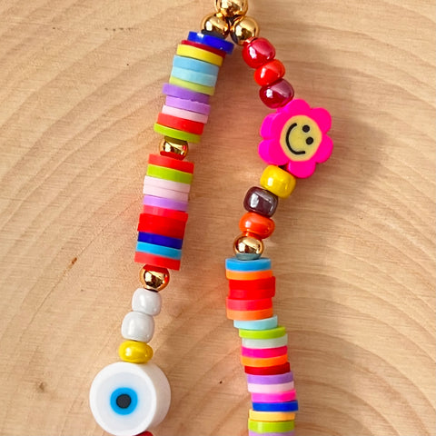 Colorful 90s Nostalgia Phone Charm