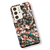 SALE - Samsung Galaxy S21 Ultra - Teal Accent Tortoise Shell Print Tough Phone Case Galaxy S21 Ultra exclusively offered by The Urban Flair