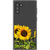Note 10 Isolated Sunflowers Clear Phone Case - The Urban Flair