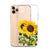 Sunflowers Clear Phone Case iPhone 12 Pro Max by The Urban Flair (Feat)