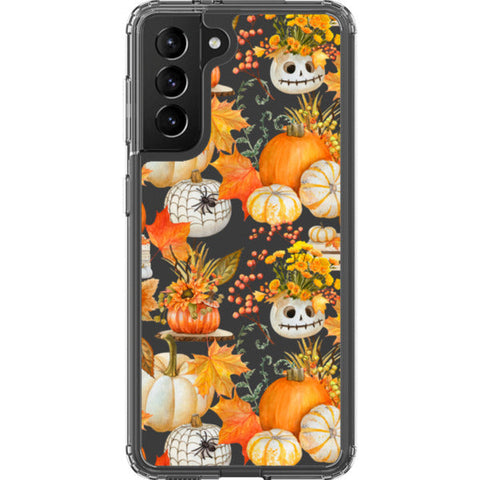 Jackolantern Pumpkin Clear Phone Case