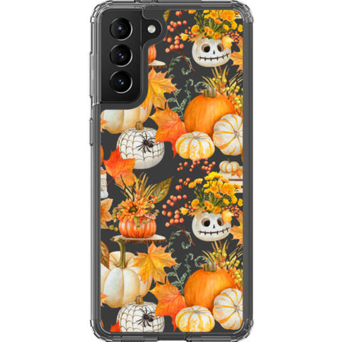 Jackolantern Pumpkin Clear Phone Case