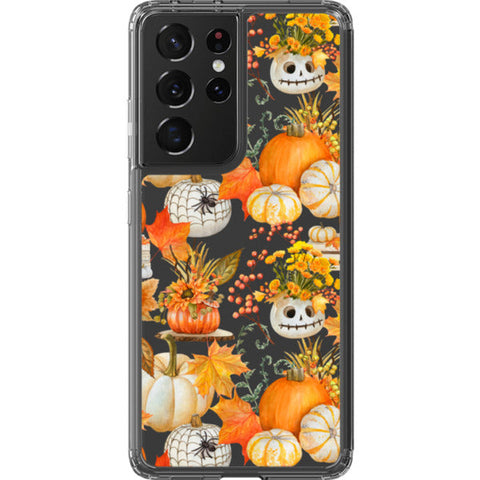 Jackolantern Pumpkin Clear Phone Case