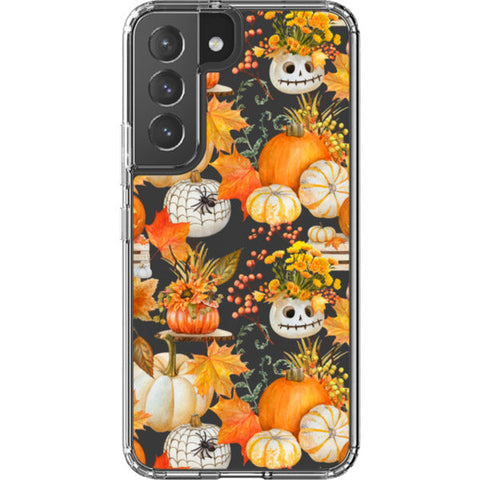 Jackolantern Pumpkin Clear Phone Case