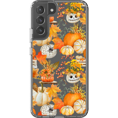 Jackolantern Pumpkin Clear Phone Case