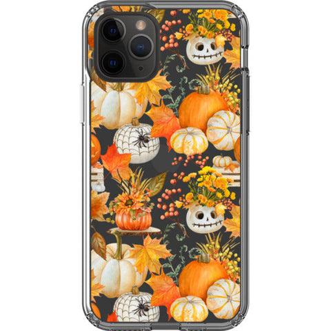 Jackolantern Pumpkin Clear Phone Case