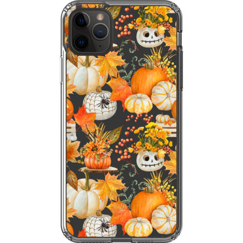 Jackolantern Pumpkin Clear Phone Case