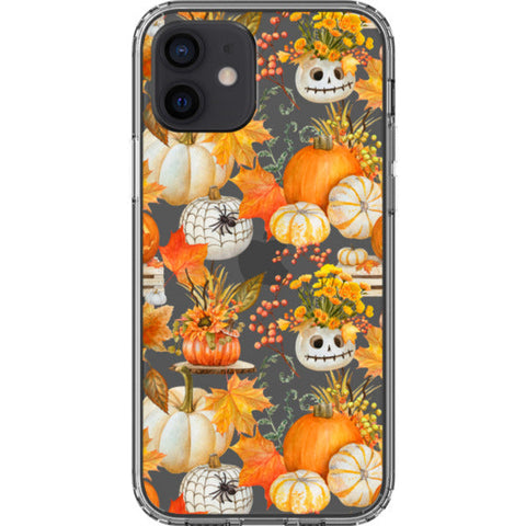 Jackolantern Pumpkin Clear Phone Case