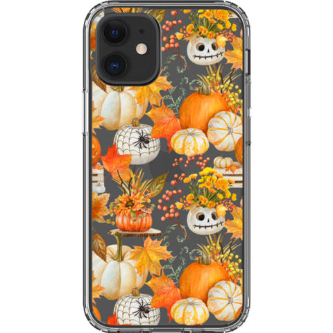 Jackolantern Pumpkin Clear Phone Case