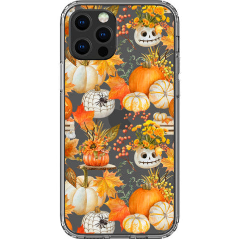 Jackolantern Pumpkin Clear Phone Case