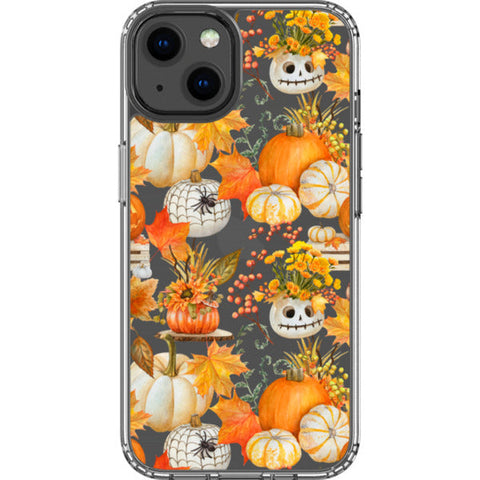 Jackolantern Pumpkin Clear Phone Case
