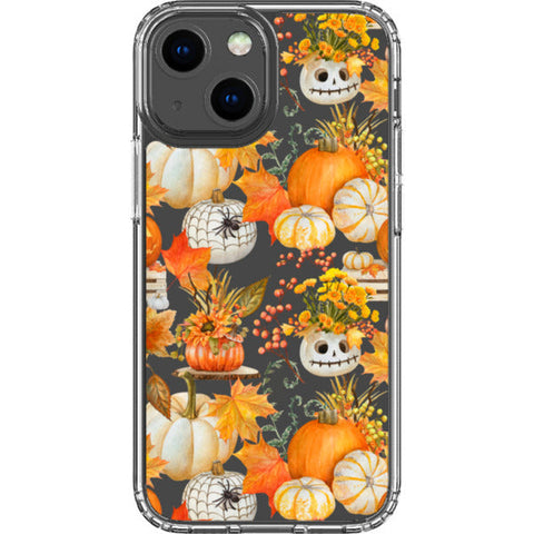 Jackolantern Pumpkin Clear Phone Case