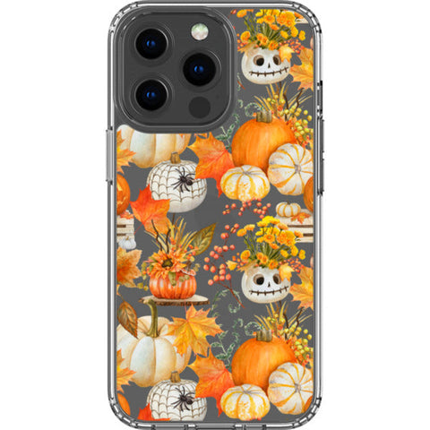 Jackolantern Pumpkin Clear Phone Case