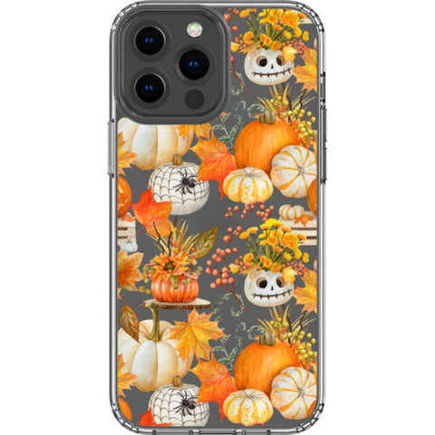 Jackolantern Pumpkin Clear Phone Case