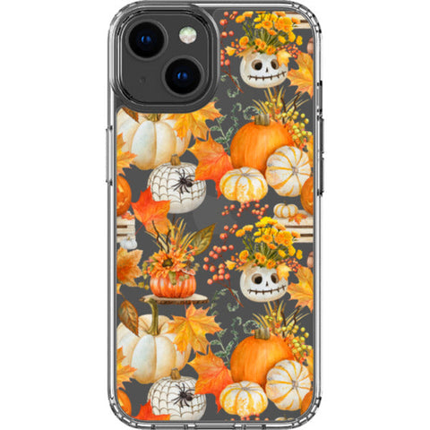 Jackolantern Pumpkin Clear Phone Case