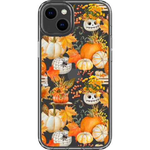 Jackolantern Pumpkin Clear Phone Case
