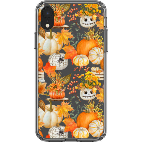 Jackolantern Pumpkin Clear Phone Case