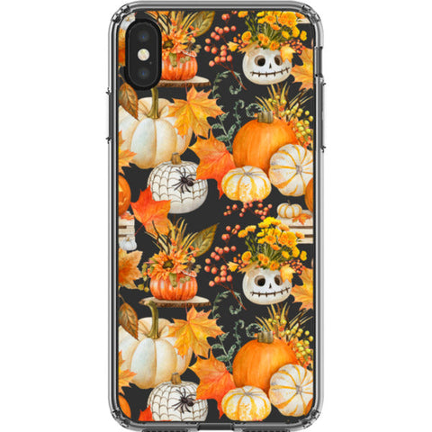 Jackolantern Pumpkin Clear Phone Case