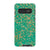 Galaxy S10 Gloss (High Sheen) Jade Green Terrazzo Tough Phone Case - The Urban Flair