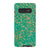 Galaxy S10 Plus Gloss (High Sheen) Jade Green Terrazzo Tough Phone Case - The Urban Flair