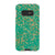 Galaxy S10e Satin (Semi-Matte) Jade Green Terrazzo Tough Phone Case - The Urban Flair