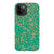 iPhone 11 Pro Satin (Semi-Matte) Jade Green Terrazzo Tough Phone Case - The Urban Flair