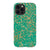 iPhone 12 Pro Max Satin (Semi-Matte) Jade Green Terrazzo Tough Phone Case - The Urban Flair