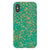 iPhone X/XS Gloss (High Sheen) Jade Green Terrazzo Tough Phone Case - The Urban Flair