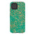 Jade Green Terrazzo Tough Phone Case Pixel 4 Gloss [High Sheen] exclusively offered by The Urban Flair