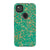 Pixel 4A 4G Satin (Semi-Matte) Jade Green Terrazzo Tough Phone Case - The Urban Flair