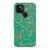 Pixel 4A 5G Satin (Semi-Matte) Jade Green Terrazzo Tough Phone Case - The Urban Flair