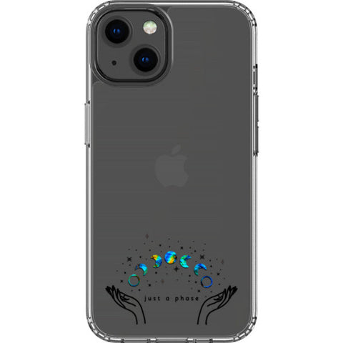 Just A Phase Clear Phone Case