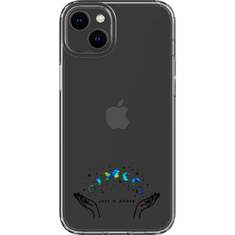 Just A Phase Clear Phone Case