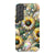 Cute Sunflowers Stained Glass Illusion Tough Phone Case