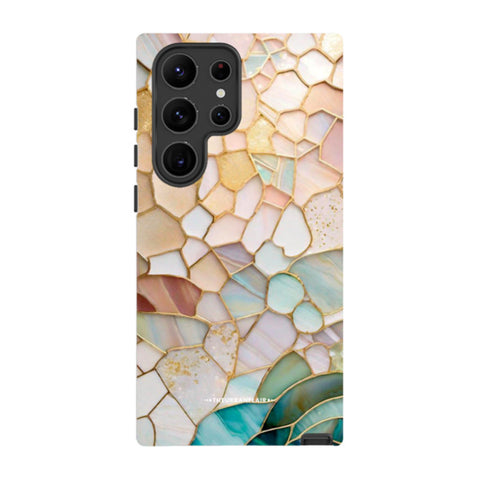 Pastel Stained Glass Illusion Tough Phone Case