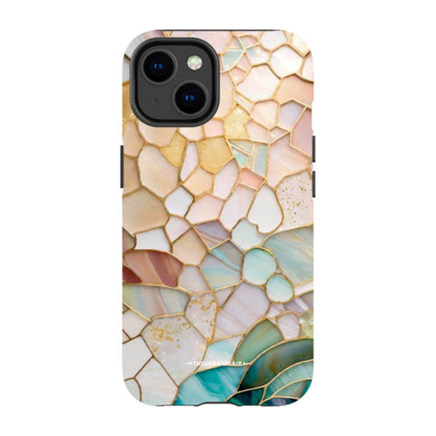 Pastel Stained Glass Illusion Tough Phone Case