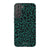 Emerald Leopard Print Tough Phone Case Galaxy S22 Plus Gloss [High Sheen] exclusively offered by The Urban Flair