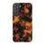 Warm Tortoise Shell Print Tough Phone Case Galaxy S22 Plus Gloss [High Sheen] exclusively offered by The Urban Flair