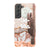 Rose Gold Cactus Collage Tough Phone Case Galaxy S22 Satin [Semi-Matte] exclusively offered by The Urban Flair