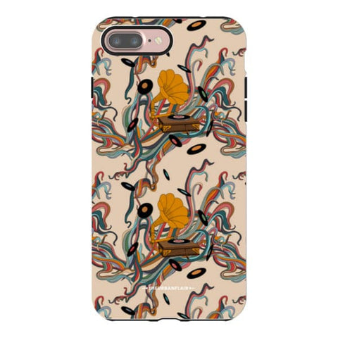 Art Nouveau Vinyl Record Player Tough Phone Case