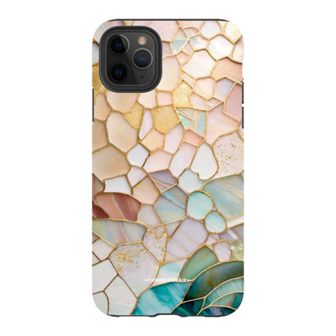 Pastel Stained Glass Illusion Tough Phone Case